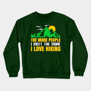 Hiking Mountains Crewneck Sweatshirt